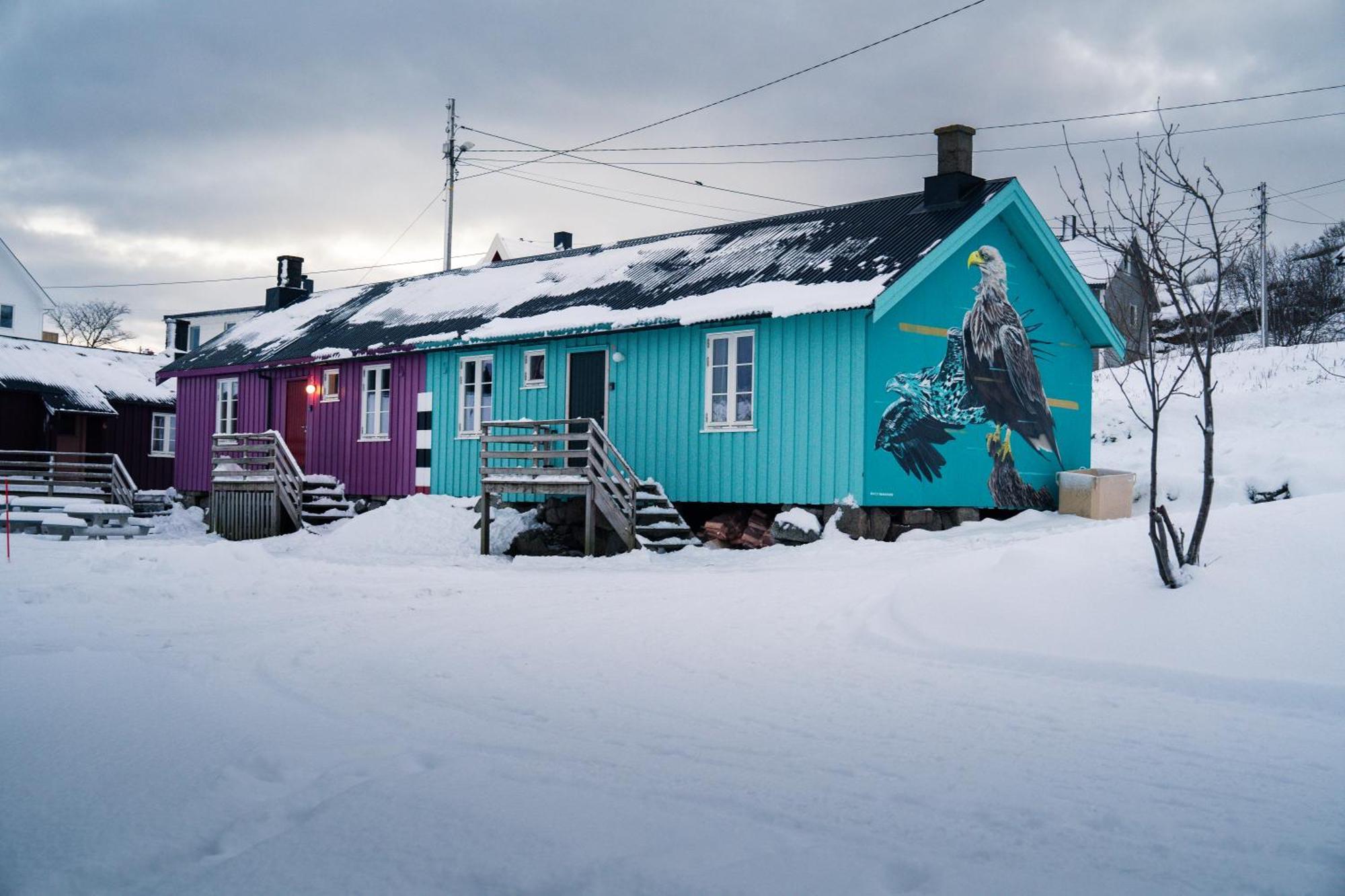 Kraemmervika Rorbuer - Rustic Cabins In Lofoten Ballstad Exterior photo