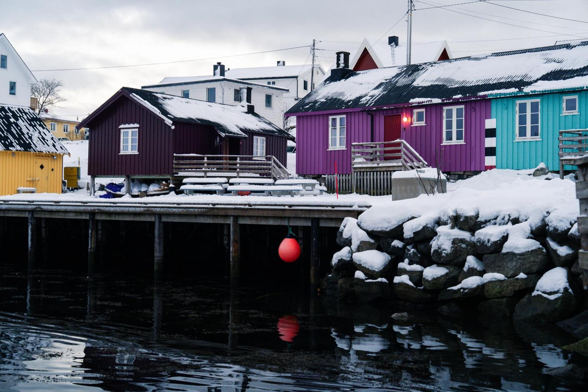 Kraemmervika Rorbuer - Rustic Cabins In Lofoten Ballstad Exterior photo